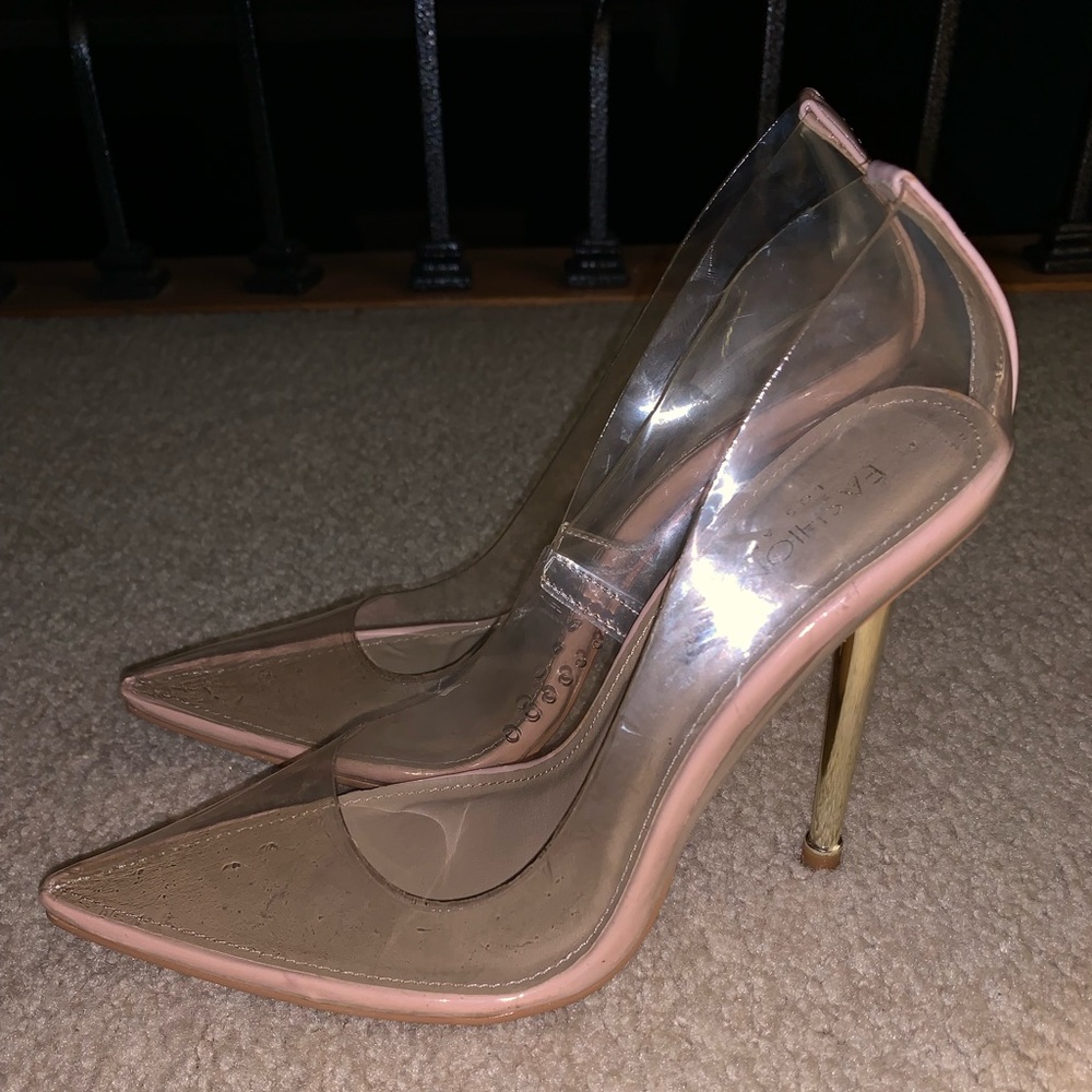 Clear Fashion nova heel